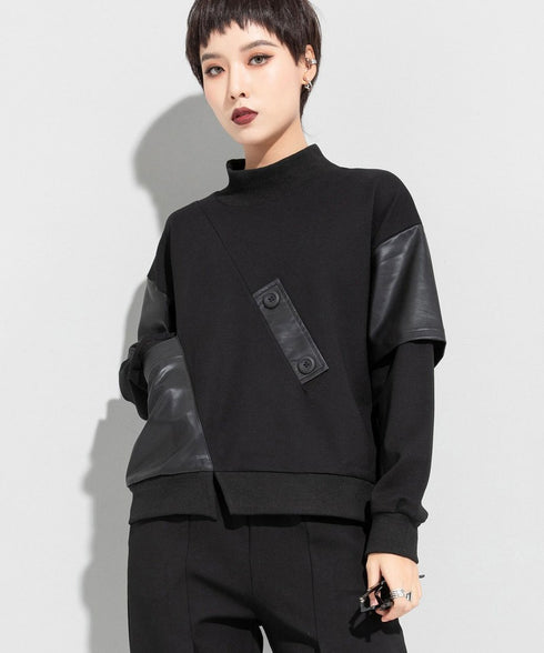 Faux Layered Sweatshirt